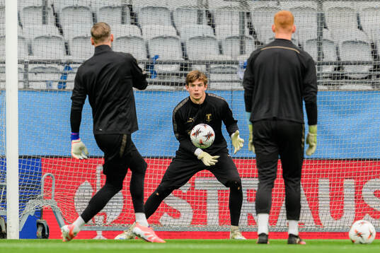 Goalkeeper Melker Ellborg