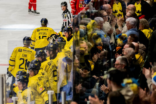 Simon Ryfors of Sweden celebrates