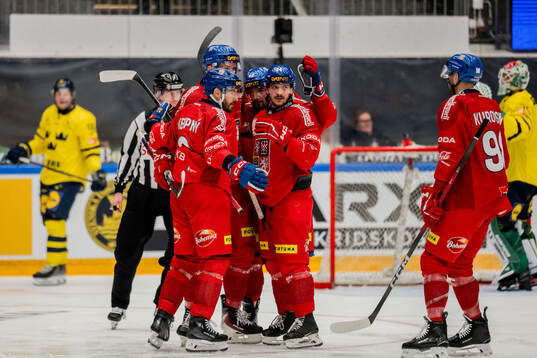 Players of Czech Republic celebrate