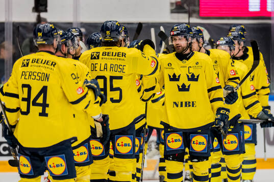 Linus Johansson of Sweden celebrates