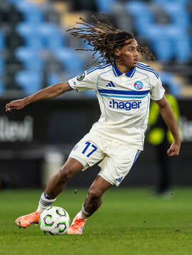 Mathis Amougou of Strasbourg