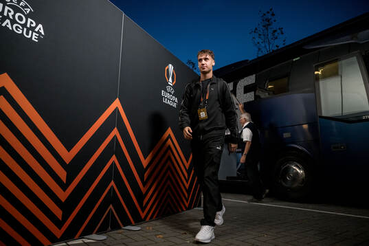 Kenan Busuladzic arrives at the stadium