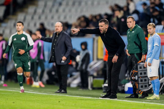 Head coach Anes Mravac of Malmö FF