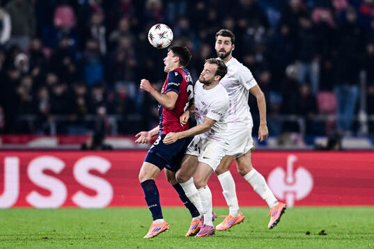 Nicolo Cambiaghi of Bologna against Bård Finne and Vetle