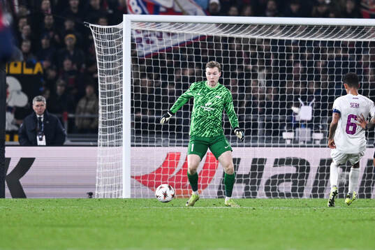 Goalkeeper Mathias Dyngeland of Brann