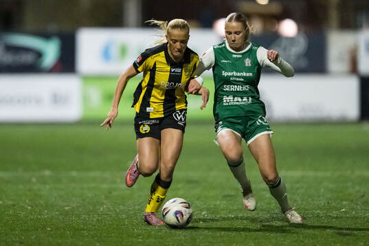 Hammarbys Smilla Holmberg och Alingsås Tilde Karlsson