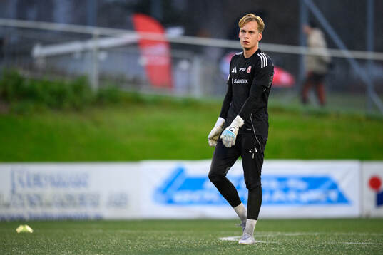 Sandvikens IFs målvakt Hannes Sveijer