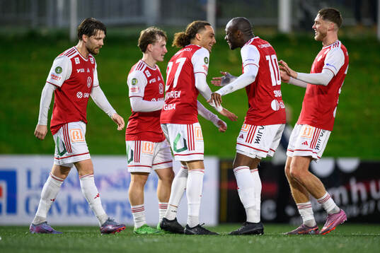 Sandvikens IFs Maill Lundgren jublar