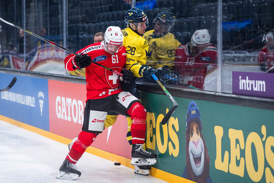 Dario Rohrbach of Switzerland and Anton Bengtsson of Sweden