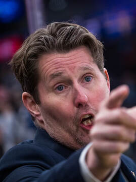 Assistant coach Stefan Klockare of Sweden