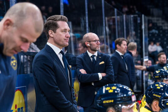 Head coach Sam Hallam of Sweden