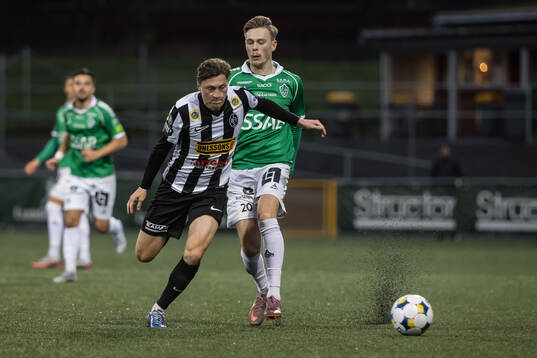 Landskronas Kevin Jensen och Brages Gustav Nordh