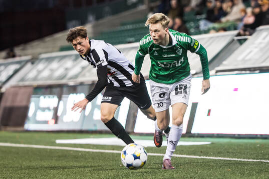 Landskronas Kevin Jensen och Brages Gustav Nordh