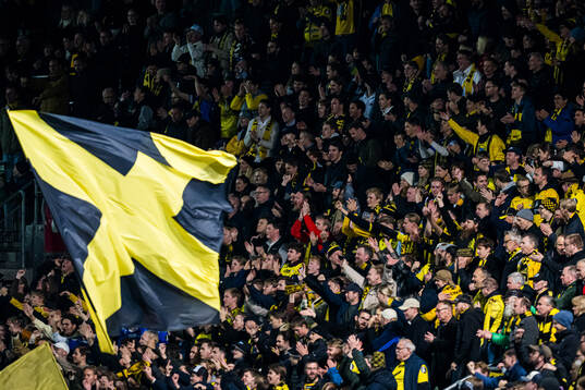 Spectators in the stands