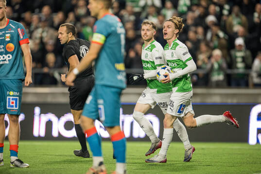 Västerås Julius Johansson jublar