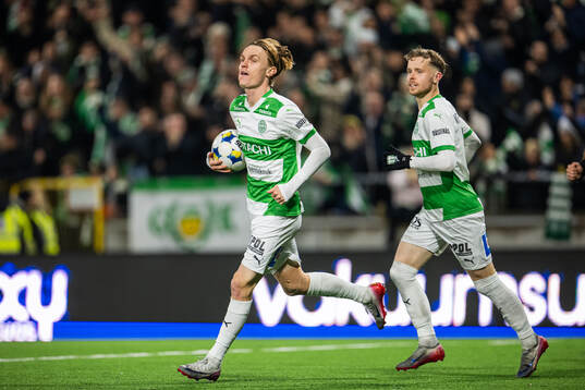Västerås Julius Johansson jublar