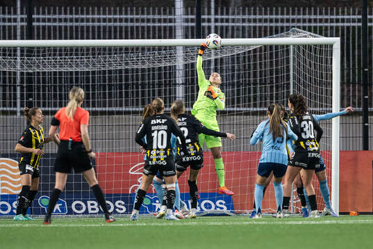 Häckens målvakt Jennifer Falk