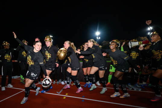 Häckens Hanna Wijk, Alice Bergström, Matilda Nildén och