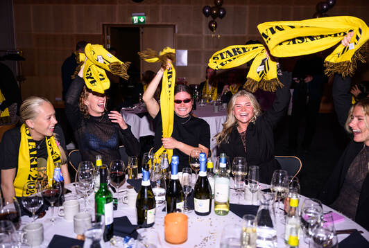 Häckens Emma Östlund, Hanna Wijk och Matilda Nildén