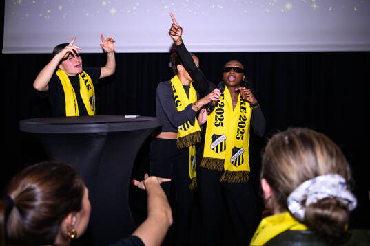 Häckens Monica Jusu Bah på guldbanketten