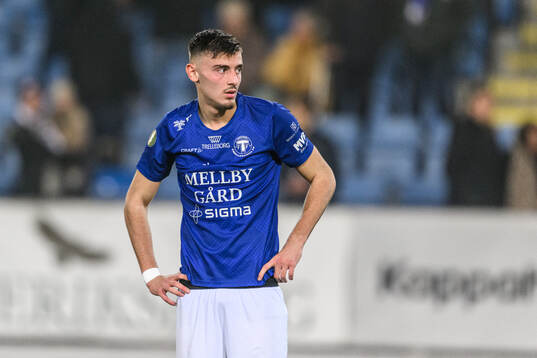 Trelleborgs Altin Mehmeti deppar