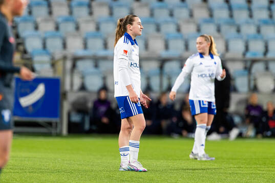 IFK Norrköpings Carrie Jones deppar