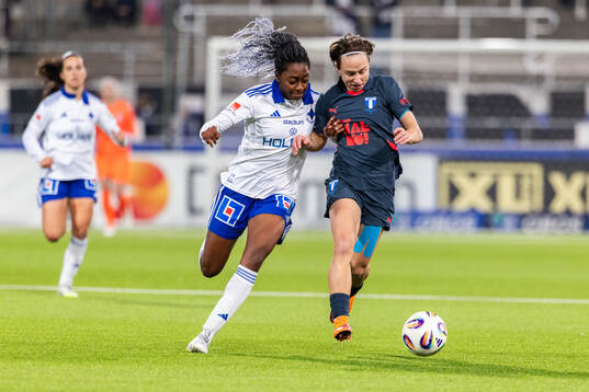 IFK Norrköpings Maya Aliyah Antoine och Malmö FFs Miljana