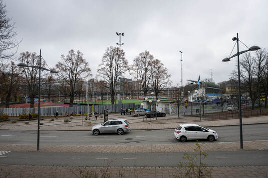 Vy över Kristinebergs IP