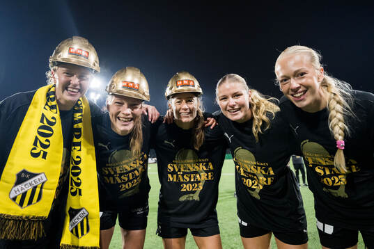 Häckens Emma Östlund, Stine Sandbech, Aivi Luik, Emilie