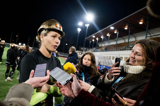 Häckens målvakt Jennifer Falk