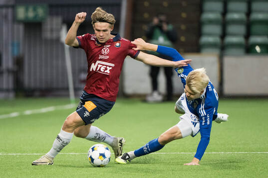 Örgrytes Noah Christoffersson och GIF Sundsvalls Nikolas
