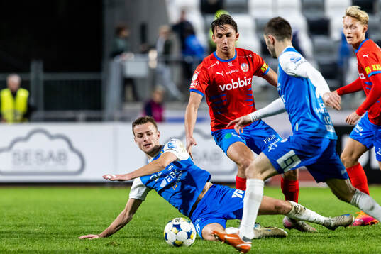 Oddevolds Gustav Forssell och Helsingborgs Wilhelm Nilsson