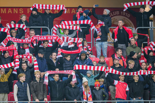 Under fotbollsmatchen i Superettan mellan Kalmar och