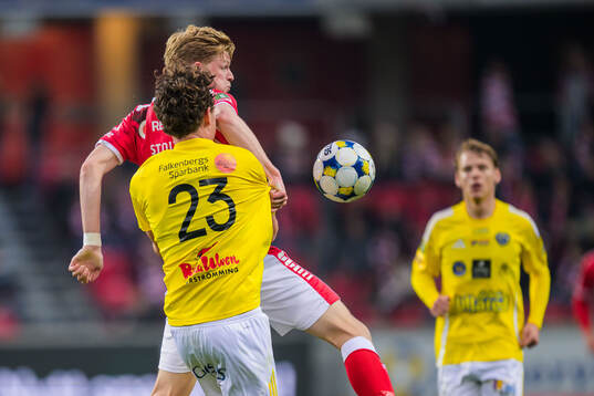 Falkenbergs Alexander Salo och Kalmars Malcolm Stolt