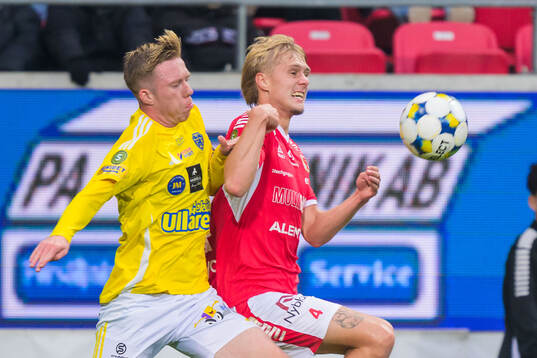 Falkenbergs Gabriel Johansson och Kalmars Rony Jansson