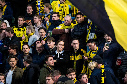 Spectators in the stands