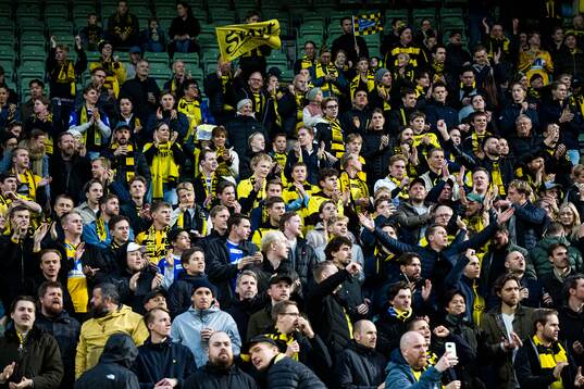 Spectators in the stands