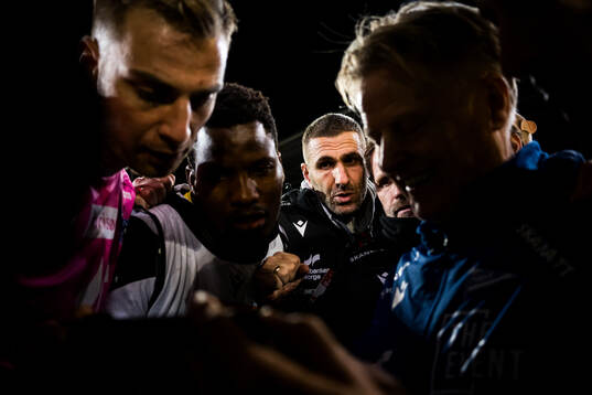Head coach Azar Karadas of Start