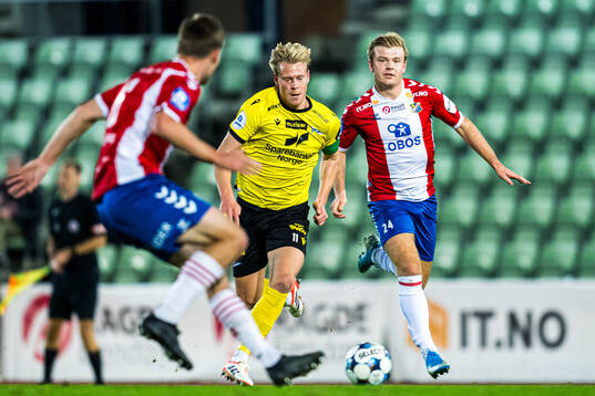 Eirik Wilberg Schulze of Start and Didrik Bjørnstad