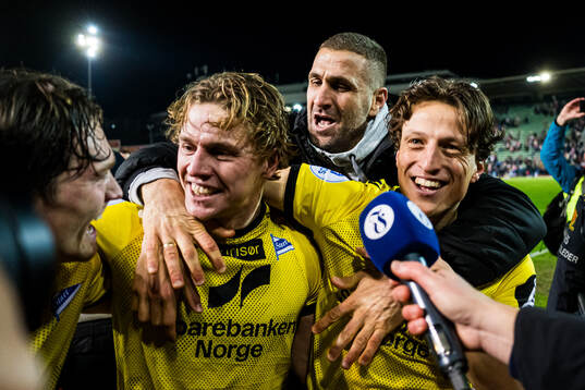 Head coach Azar Karadas and Sander Hansen Sjøkvist of