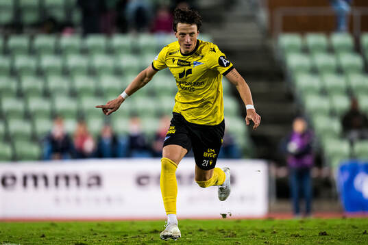 Sander Hansen Sjøkvist of Start celebrates