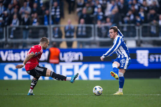 IFK Norrköpings Amadeus Sögaard och IFK Göteborgs Tobias