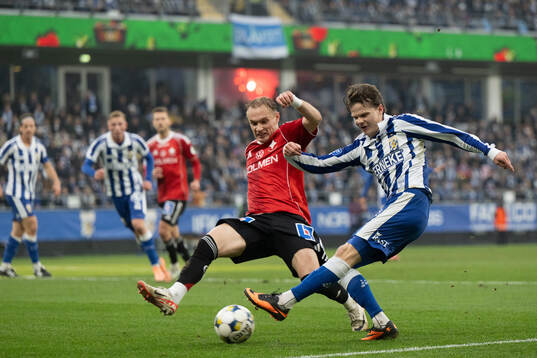 IFK Norrköpings Marcus Baggesen och IFK Göteborgs