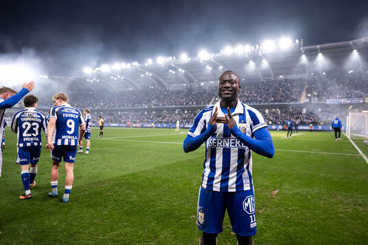 IFK Göteborgs Saidou Alioum Moubarak jublar