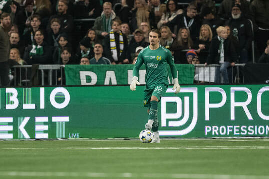 Hammarbys målvakt Felix Jakobsson