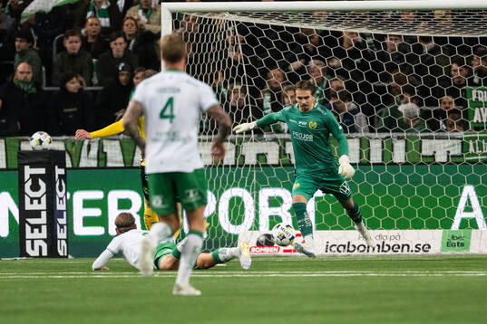 Hammarbys målvakt Felix Jakobsson