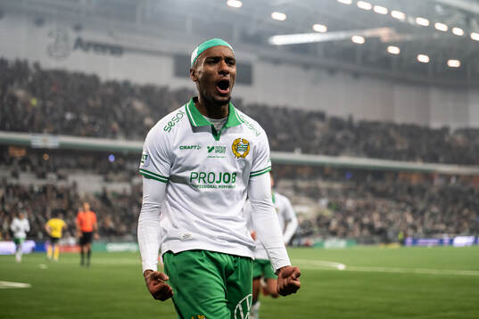Hammarbys Paulos Abraham jublar