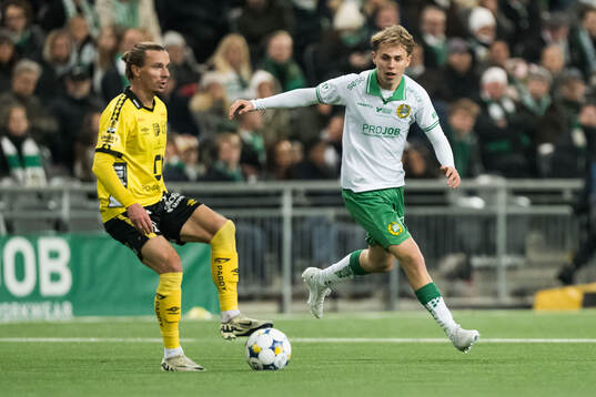 Elfsborgs Niklas Hult och Hammarbys Wilson Lindberg