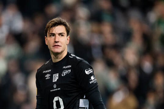 Elfsborgs målvakt Simon Eriksson deppar