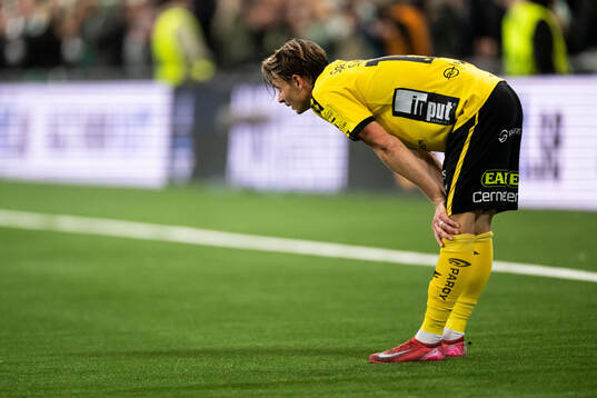 Elfsborgs Simon Hedlund deppar